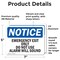 Signmission Exit Sign, Vinyl Decal, 7 in W, 5 in H, Emergency Exit Only Do Not Use Alarm Will Sound OS-2PACK-NS-D-57-L-11816 - alternate 4
